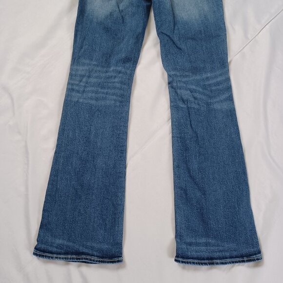 Vigoss Jeans Chelsea Bootcut Heritage Fit Lowrise Medium Wash Stretch Size 2 L33 - Picture 6 of 13